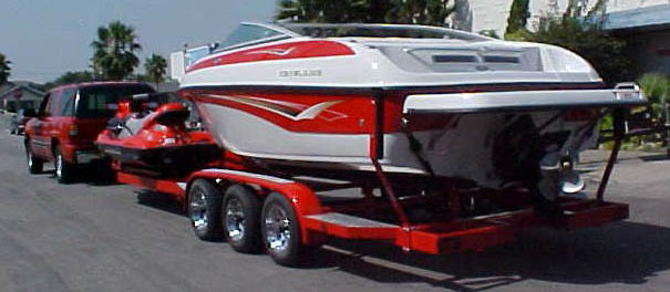 Single Level Boat & Jet Ski Trailer