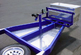 Diamond Plate Storage Area